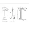Multibrackets M Public Display Stand 110 HD Floorbase Single Schwarz