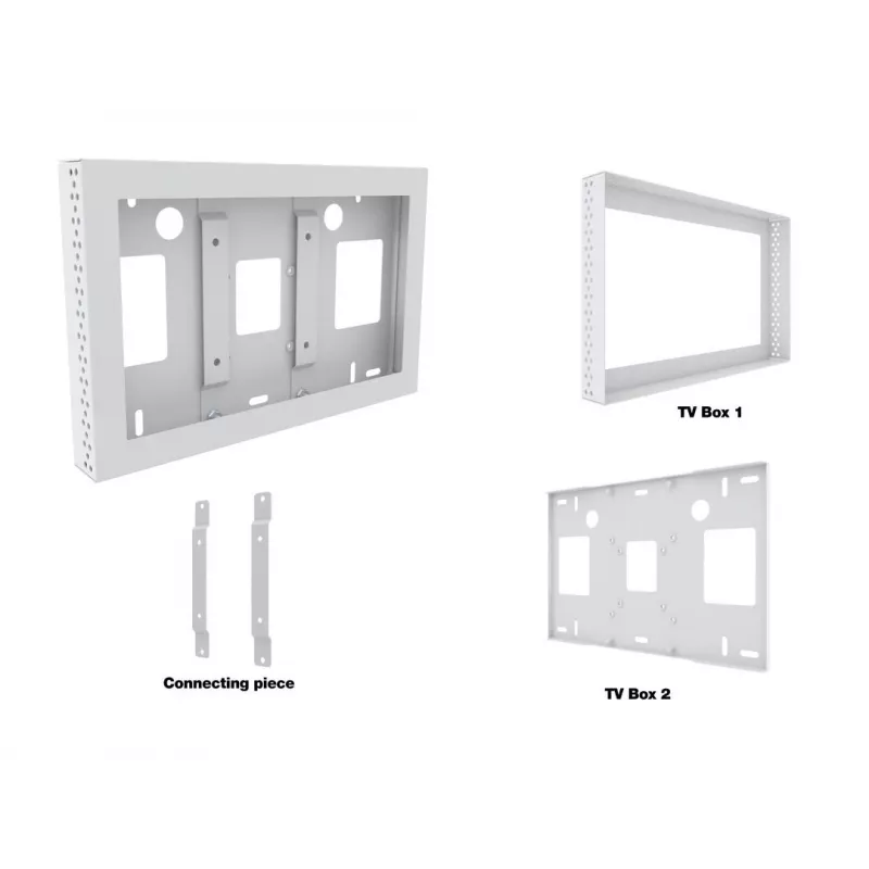 Multibrackets M Pro Series - Gehäuse 13 Zoll QB13R & QB13R-T Weiß