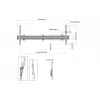 Wandhalterung MULTIBRACKETS M Wallmount Pro LG110UM5J — neigbar, VESA 100x100–1600x600, max. 80 kg, für 40-Zoll- bis 110-Zoll-Displays, Schwarz