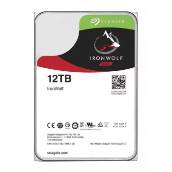 Seagate NAS HDD IronWolf interne Festplatte 12 TB 7200 U/min 256 MB 3,5 Zoll Serial ATA III