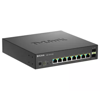 D-Link 10-Port Multi-Gigabit Smart Managed PoE+ Switch mit 8 Multi-Gigabit 2.5G PoE und 2 10G SFP+ Ports