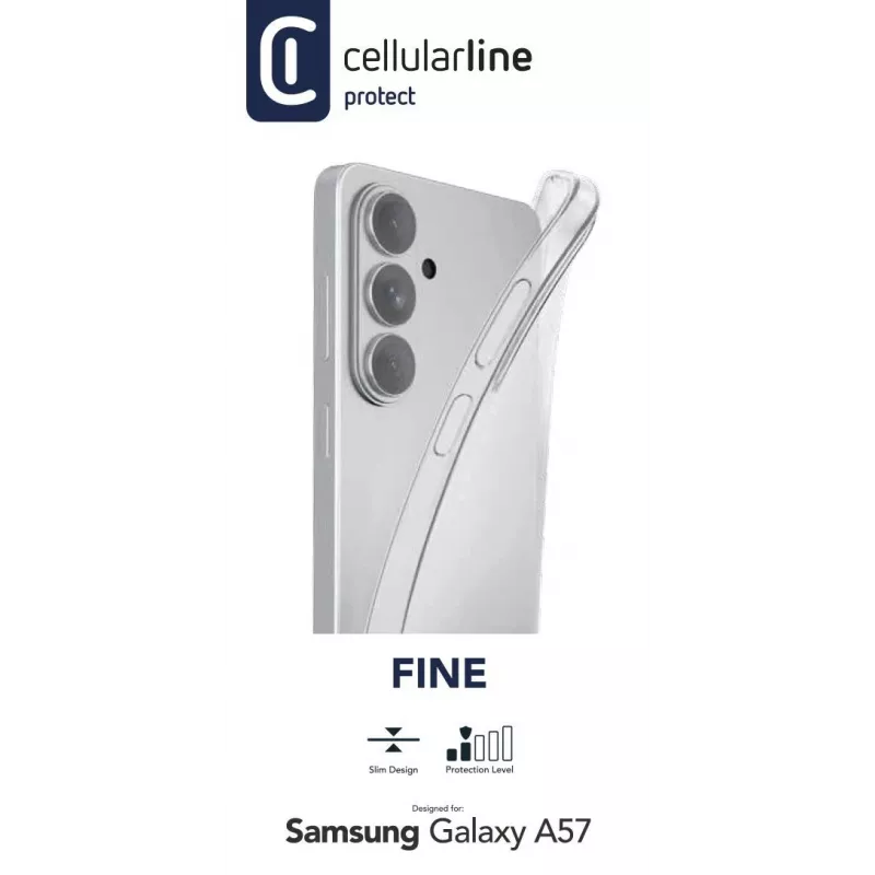 Cellularline Fine - Galaxy A57, Abdeckung, Samsung, Galaxy A57, 17 cm (6.7 inch), Transparent