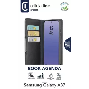 Cellularline Book Agenda 2 - Galaxy A37 Book-style faux leather…