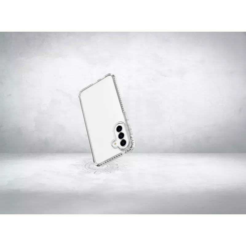 Cellularline Ultra Strong - Galaxy A57 Ultra-schützende transparente Hülle mit stoßdämpfenden Kanten und integrierten Luftkammern, entwickelt für maximalen Schutz bei versehentlichen Stürzen.
