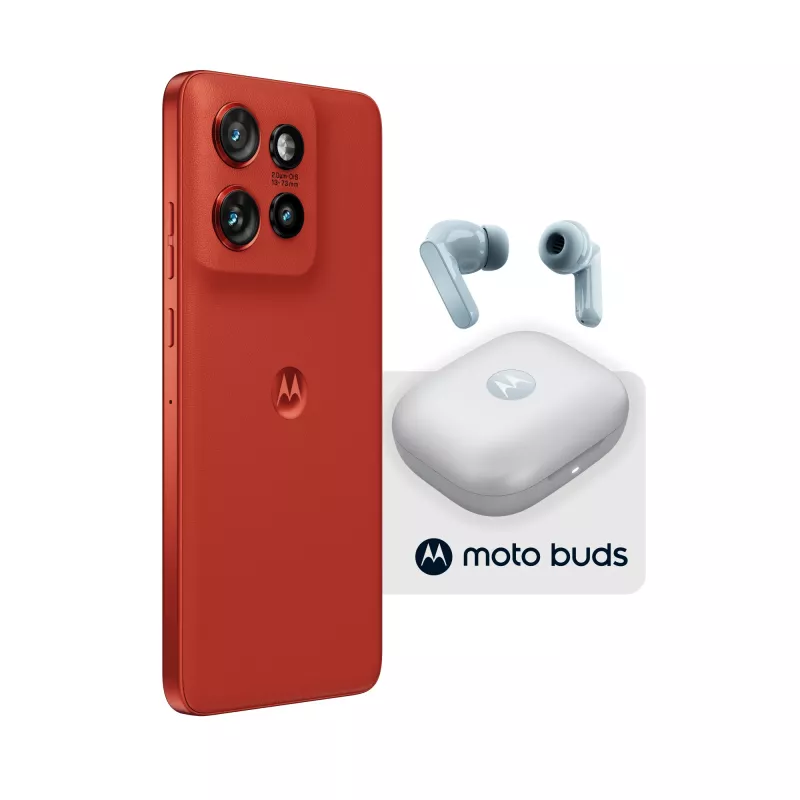 Motorola edge 60 neo + Moto Buds PG38C05749 16,1 cm (6,36 Zoll) Dual SIM Android 15 5G USB Typ-C 8 GB 256 GB 5200 mAh Rot