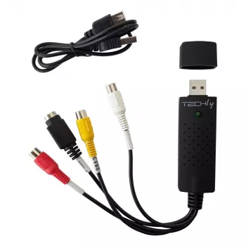 Techly I-USB-VIDEO-700TY Videosignalkonverter 720 x 576 Pixel