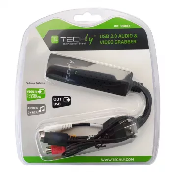 Techly I-USB-VIDEO-700TY Videosignalkonverter 720 x 576 Pixel