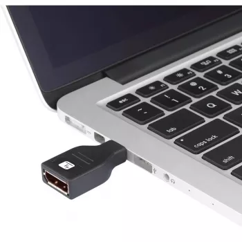 Techly IADAP DP-MDP2 Kabel-Adapter/Adapter DisplayPort Mini DisplayPort Schwarz