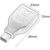 Techly IADAP DP-MDP2 Kabel-Adapter/Adapter DisplayPort Mini DisplayPort Schwarz