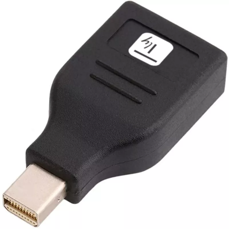 Techly IADAP DP-MDP2 Kabel-Adapter/Adapter DisplayPort Mini DisplayPort Schwarz
