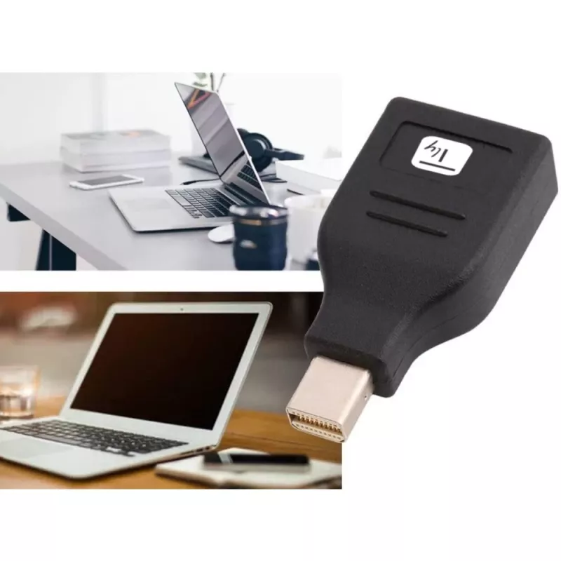 Techly IADAP DP-MDP2 Kabel-Adapter/Adapter DisplayPort Mini DisplayPort Schwarz