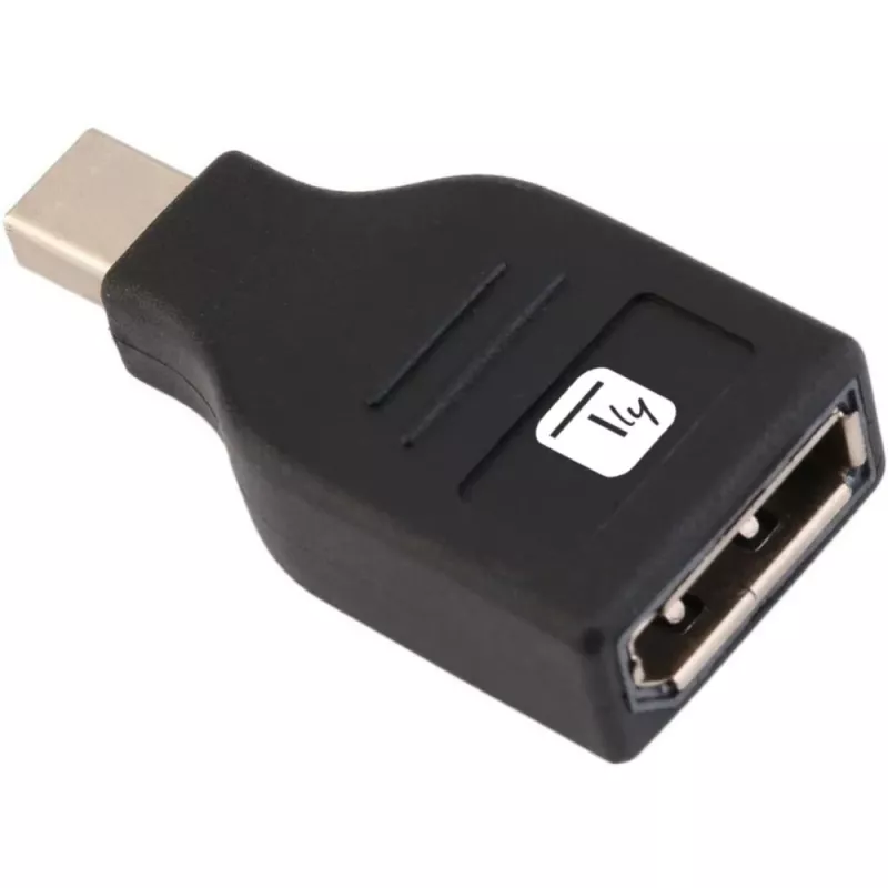 Techly IADAP DP-MDP2 Kabel-Adapter/Adapter DisplayPort Mini DisplayPort Schwarz
