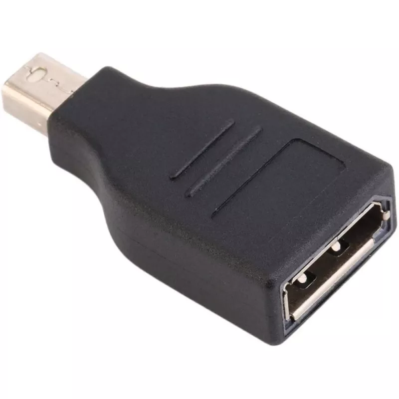 Techly IADAP DP-MDP2 Kabel-Adapter/Adapter DisplayPort Mini DisplayPort Schwarz