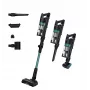 Hoover HF1P10PX 011 Akku-Staubsauger Trocken Schaum, Mikro Beutellos 0,7 l 165 W Schwarz, Türkis 22 Ah