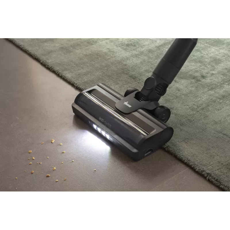 Hoover HF1P10PX 011 Akku-Staubsauger Trocken Schaum, Mikro Beutellos 0,7 l 165 W Schwarz, Türkis 22 Ah
