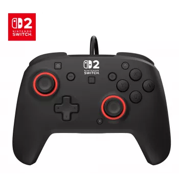 Kabelgebundener Gaming-Steuergerät Turtle Beach Rematch für Nintendo Switch 2 – USB‑C, 3 m Kabel, Zurück-Taste, D‑Pad, Schwarz