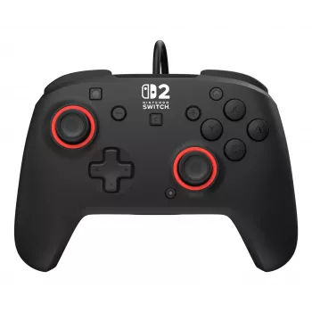 Kabelgebundener Gaming-Steuergerät Turtle Beach Rematch für Nintendo Switch 2 – USB‑C, 3 m Kabel, Zurück-Taste, D‑Pad, Schwarz