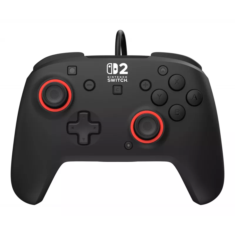 Kabelgebundener Gaming-Steuergerät Turtle Beach Rematch für Nintendo Switch 2 – USB‑C, 3 m Kabel, Zurück-Taste, D‑Pad, Schwarz