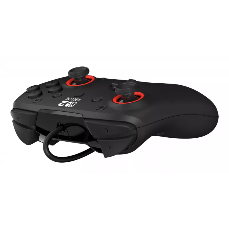 Kabelgebundener Gaming-Steuergerät Turtle Beach Rematch für Nintendo Switch 2 – USB‑C, 3 m Kabel, Zurück-Taste, D‑Pad, Schwarz