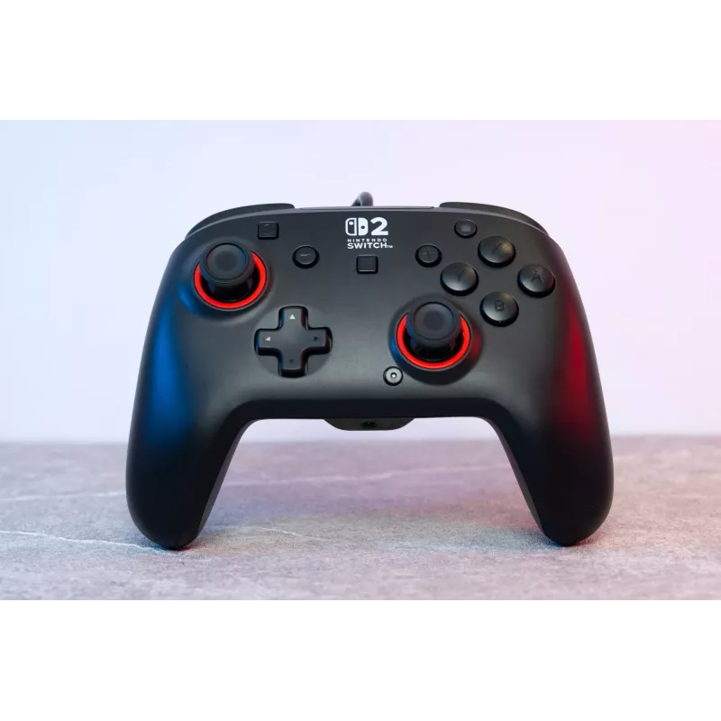 Kabelgebundener Gaming-Steuergerät Turtle Beach Rematch für Nintendo Switch 2 – USB‑C, 3 m Kabel, Zurück-Taste, D‑Pad, Schwarz