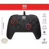 Kabelgebundener Gaming-Steuergerät Turtle Beach Rematch für Nintendo Switch 2 – USB‑C, 3 m Kabel, Zurück-Taste, D‑Pad, Schwarz