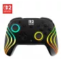 Kabelloser RGB-Gaming-Steuergerät Turtle Beach Afterglow Wave Schwarz für Nintendo Switch 2 — Bluetooth/USB-C, integrierter Akku 20 h, 3 m Kabel