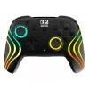 Kabelloser RGB-Gaming-Steuergerät Turtle Beach Afterglow Wave Schwarz für Nintendo Switch 2 — Bluetooth/USB-C, integrierter Akku 20 h, 3 m Kabel