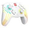 Kabelloser RGB-Gaming-Steuergerät Turtle Beach Afterglow Wave White für Nintendo Switch 2, Bluetooth/USB-C, integrierter Akku 20h, 3m Kabel