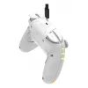 Kabelloser RGB-Gaming-Steuergerät Turtle Beach Afterglow Wave White für Nintendo Switch 2, Bluetooth/USB-C, integrierter Akku 20h, 3m Kabel