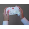 Kabelloser RGB-Gaming-Steuergerät Turtle Beach Afterglow Wave White für Nintendo Switch 2, Bluetooth/USB-C, integrierter Akku 20h, 3m Kabel
