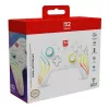 Kabelloser RGB-Gaming-Steuergerät Turtle Beach Afterglow Wave White für Nintendo Switch 2, Bluetooth/USB-C, integrierter Akku 20h, 3m Kabel
