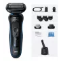 Folienrasierer Braun Series 5 52-B7650cc — batteriebetrieben, 50 min Laufzeit, schwarz/blau