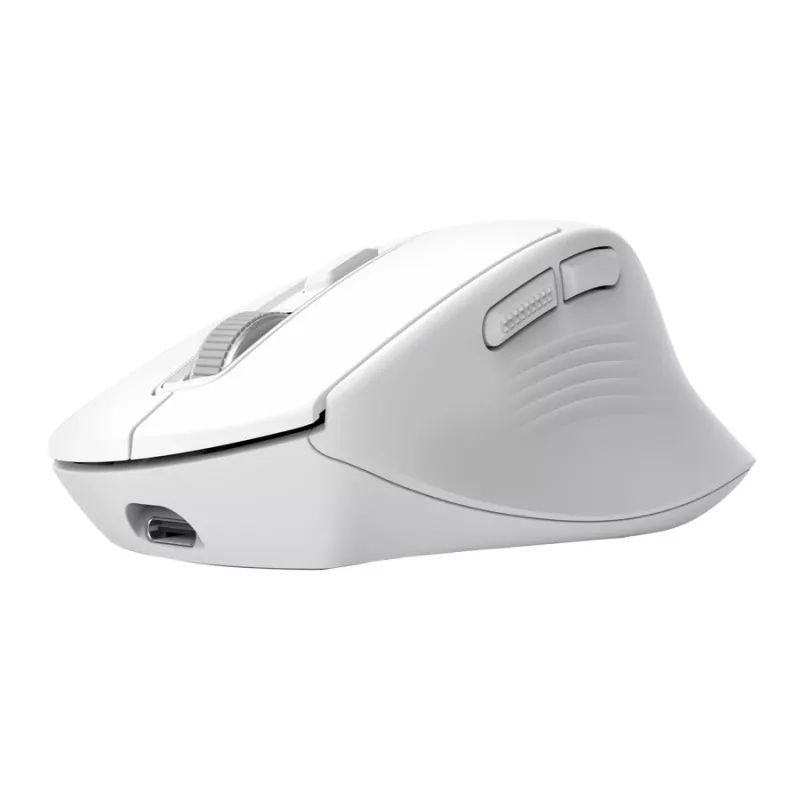 Kabellose Rechtshänder-Büromaus TRUST Niven – RF + Bluetooth, 3200 DPI, 7 Tasten, Mausrad, Weiß