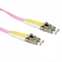 ACT 0,25 m LSZH Multimode 50/125 OM4 Glasfaser-Patchkabel Duplex mit LC-Steckern