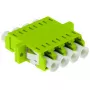 ACT Glasfaser LC Duplex Adapter Multimode OM5 Flansch