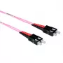 ACT 5 Meter LSZH Multimode 50/125 OM4 Glasfaser-Patchkabel Duplex mit SC-Steckern