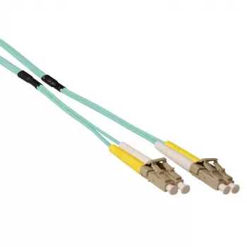 ACT 50 Meter Multimode 50/125 OM3 Duplex robustes Glasfaserkabel mit LC-Steckern