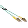 ACT 20 Meter Multimode 50/125 OM3 Duplex robustes Glasfaserkabel mit LC-Steckern