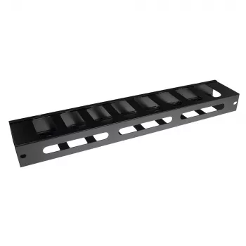 ACT DUCT Kabelmanagement-Panel mit Abdeckung 1U