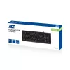 ACT Business-Tastatur USB (Qwerty/US-Layout), Full-Size (100 %), Kabelgebunden, USB, Membran, QWERTY, Schwarz