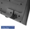 ACT Business-Tastatur USB (Qwerty/US-Layout), Full-Size (100 %), Kabelgebunden, USB, Membran, QWERTY, Schwarz