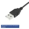 ACT Business-Tastatur USB (Qwerty/US-Layout), Full-Size (100 %), Kabelgebunden, USB, Membran, QWERTY, Schwarz
