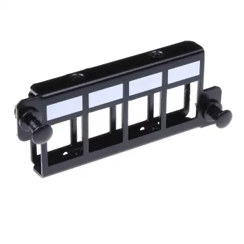 Adapter ACT FA2057 für 4 x Keystone UTP Schwarz