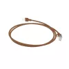 ACT Braun 1,5 m LSZH U/FTP CAT6A Rechenzentrums-Slimline-Patchkabel rastnasenfrei mit RJ45-Steckern