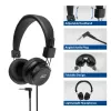 ACT Faltbare Stereo-Kopfhörer mit 3,5-mm-Audiobuchse