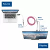 ACT DisplayPort-zu-MTP/MPO-Adapter-Set zur Erweiterung einer DisplayPort-Verbindung bis 8K@60Hz