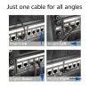 Netzwerkkabel ACT DD1901 Cat6 U/FTP (STP) 1 m RJ-45 Schwarz