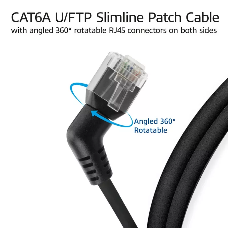 Netzwerkkabel ACT DD1902 Cat6 U/FTP (STP) 2 m RJ-45 auf RJ-45 Schwarz