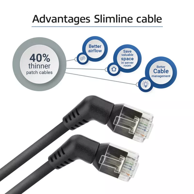 Netzwerkkabel ACT DD1902 Cat6 U/FTP (STP) 2 m RJ-45 auf RJ-45 Schwarz
