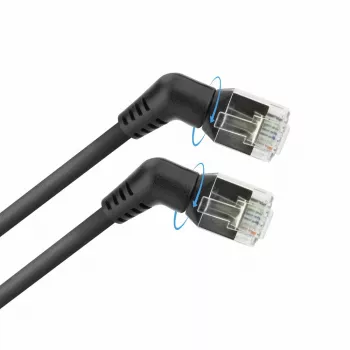 ACT Netzwerkkabel DD1952 Cat6 U/FTP (STP) 0,25 m Schwarz RJ-45 auf RJ-45